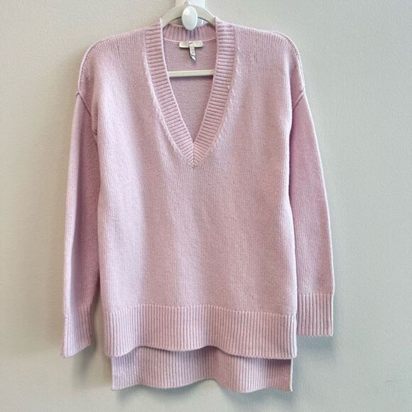 Joie Sweater Tunic Oversized Limana Wool Blend Dolman Women Lilac Size XS - Picture 1 of 11